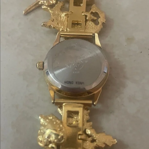 Kirks Folly Gold Charm Bracelet Watch - Picture 7 of 8